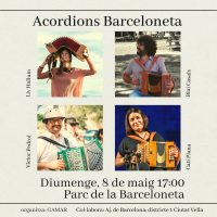 Acordions a la Barceloneta 8 de maig de 2022